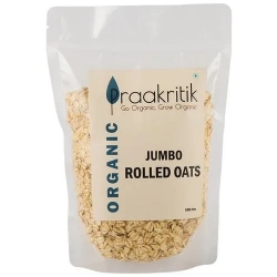 Praakritik Organic Jumbo Rolled Oats 500g