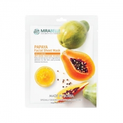 Mirabelle Papaya Facial Sheet Mask 1Pcs