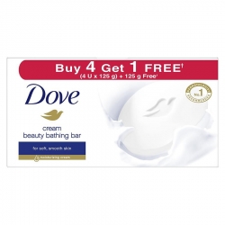 Dove Cream Beauty Bathing Bar 125g Buy 4 Get 1 Free