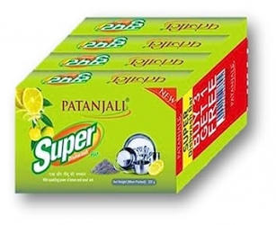 Patanjali Super Dishwash Bar 4x225g