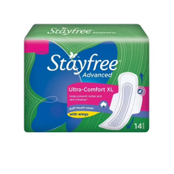 Stayfree Advanced Ultra Comfort With Wings XL 14 Pads