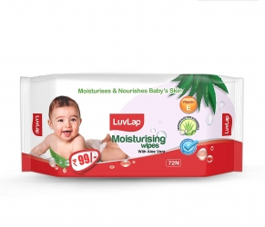 Luvlap Moisturising Wipes 72Pcs