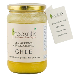 Praakritik Organic Desi Gir Cows A2 Ghee 500ml