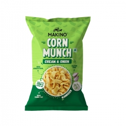 Makino Cream & Onion Corn Munch 150g