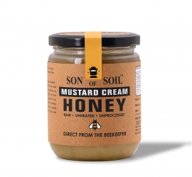 Son Of Soil Mustard Creamspread Raw Honey 230g