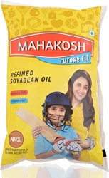 Mahakosh Refined Soyabean Oil 1Ltr Pouch