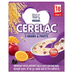 Nestle Cerelac Baby Stage 5 5Grains & Fruits 300g