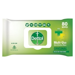 Dettol Multi Use Skin & Surface 80Wipes