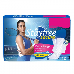 Stayfree Secure Cottony Extra Large 40Pcs