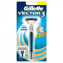 Gillette Vector 3 Manual Shaving Razor 1Pcs