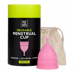 Pee Safe Reusable Menstrual Cup Medium 1Pcs