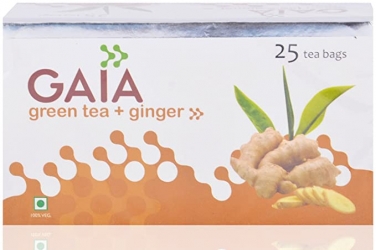 Gaia Green Tea Ginger 25 Bags