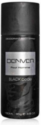 Denver Black Coad Deo 150ml