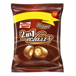 Parle Bigger 2in1 Eclairs Chocolate 198g