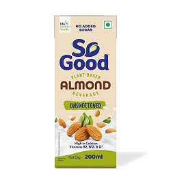 So Good Almond Unsweetened 200ml