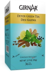 Girnar Detox Green Tea Desi Kahwa 36 Tea Bags