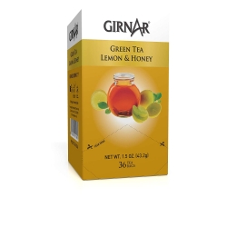 Girnar Green Tea Lemon & Honey 36 Tea Bags