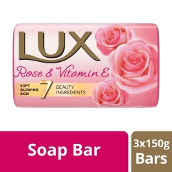 Lux Soft Glow Rose & Vitamine Soap 3X150g