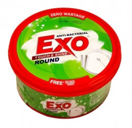 Exo Anti Bacterial Touch & Shine Round Dishwash Bar 700g