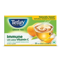 Tetley Natural Mango Flavour Green Tea 25 Tea Bag