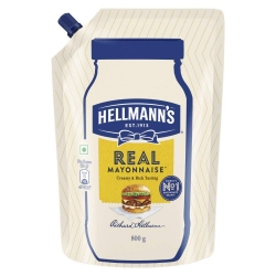 Hellmanns Real Mayonnaise Creamy & Rich Tasting 800g Pouch