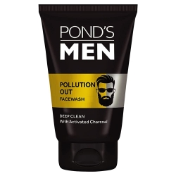 Ponds Men Pollution Out Activated Charcoal Deep Clean Face Wash 100g