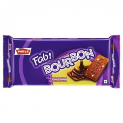 Parle Fab Bourbon Chocolate Flavoured Sandwich Biscuits 500g