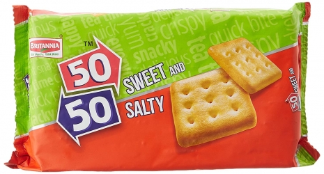 Britannia 50-50 Sweet & Salty Biscuits 188g