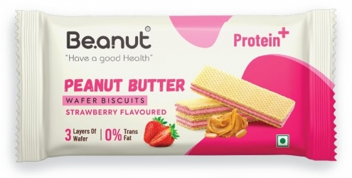 Beanut Strawberry Wafer Biscuits 60g