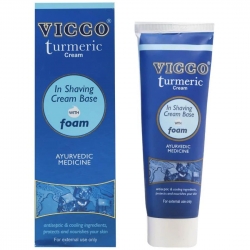 Vicco Turmeric In Shaving Cream Base With Foam 70g