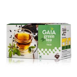 Gaia Green Tea Tulsi 25 Bags