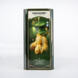 Sankeshwar Filtered Groundnut Oil 5Ltr Tin