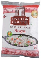 India Gate Basmati Rice Mogra 1kg Pouch