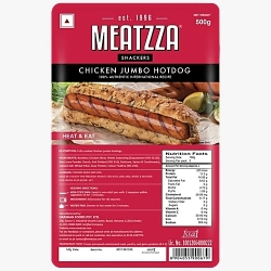 Meatzza Chicken Jumbo Hotdog 500g