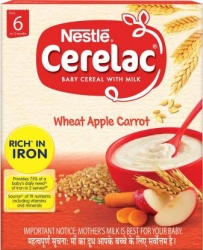 Nestle Cerelac Baby Wheat Apple Carrot 300g