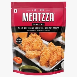 Meatzza Zing Boneless Chicken Breast Strips 500g