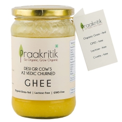 Praakritik Organic Desi Gir Cows A2 Ghee 1Ltr