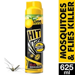 Hit Mosquito and Fly Killer Spray Lime 625ml