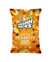 Smashh Snacks Roasted Peanuts Dhaba Masala 140g