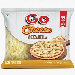 Go Mozzarella Cheese Diced 500g
