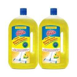Stan Fresh Lemon Floor Cleaner 2X1Ltr Bottle