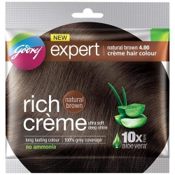 Godrej Expert Natural Brown Colour Hair Cream 20g+20ml