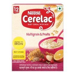 Nestle Cerelac Baby Multigrain And Fruits 300g