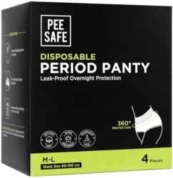 Pee Safe Disposable Period Panty M-L 4Pcs