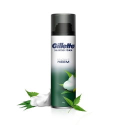 Gillette Neem Shaving Foam 196g