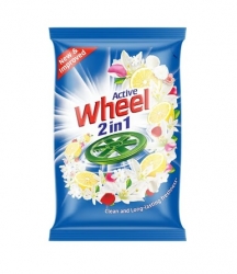 Wheel Active 2In1 Clean & Fresh Detergent Powder 1Kg