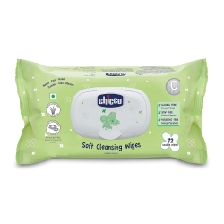 Chicco Soft Cleansing Wipes Flip Top 72Pcs