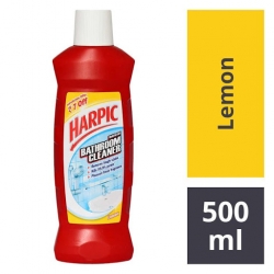 Harpic Disinfectant Bathroom Cleaner Lemon 500ml