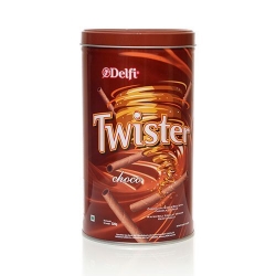 Delfi Twister Choco Wafer Roll 320g